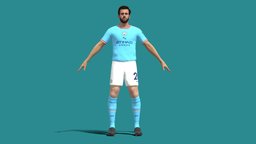 3D Rigged Bernardo Silva Manchester City
