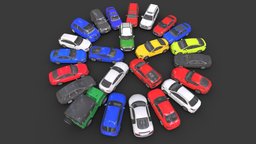 Cars Collection 24 (Low-Poly)