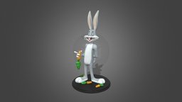 Bugs Bunny model for printing